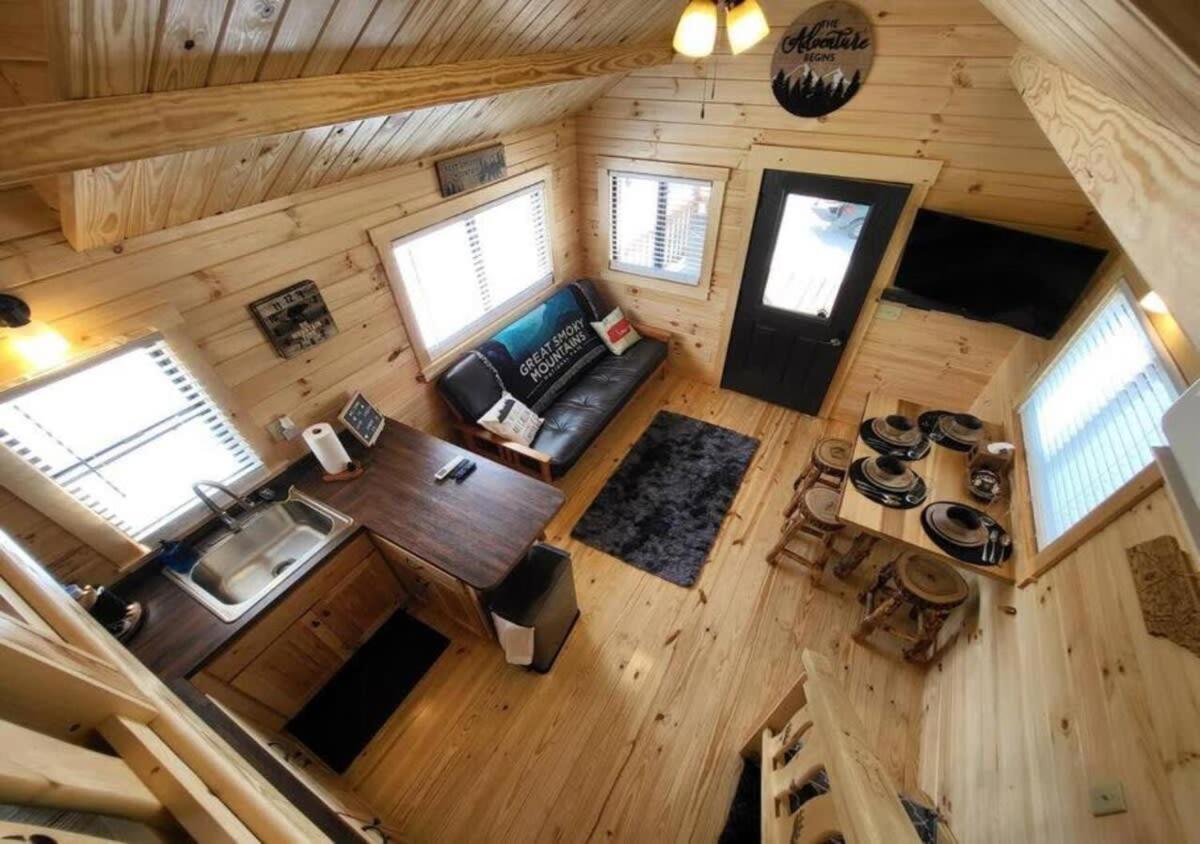 Picturesque Family Cabin With Loft In Tennessee Сивиървил Екстериор снимка